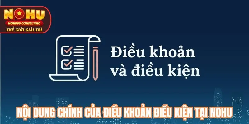 Nội Dung Chính Của Điều Khoản Điều Kiện Tại Nohu
